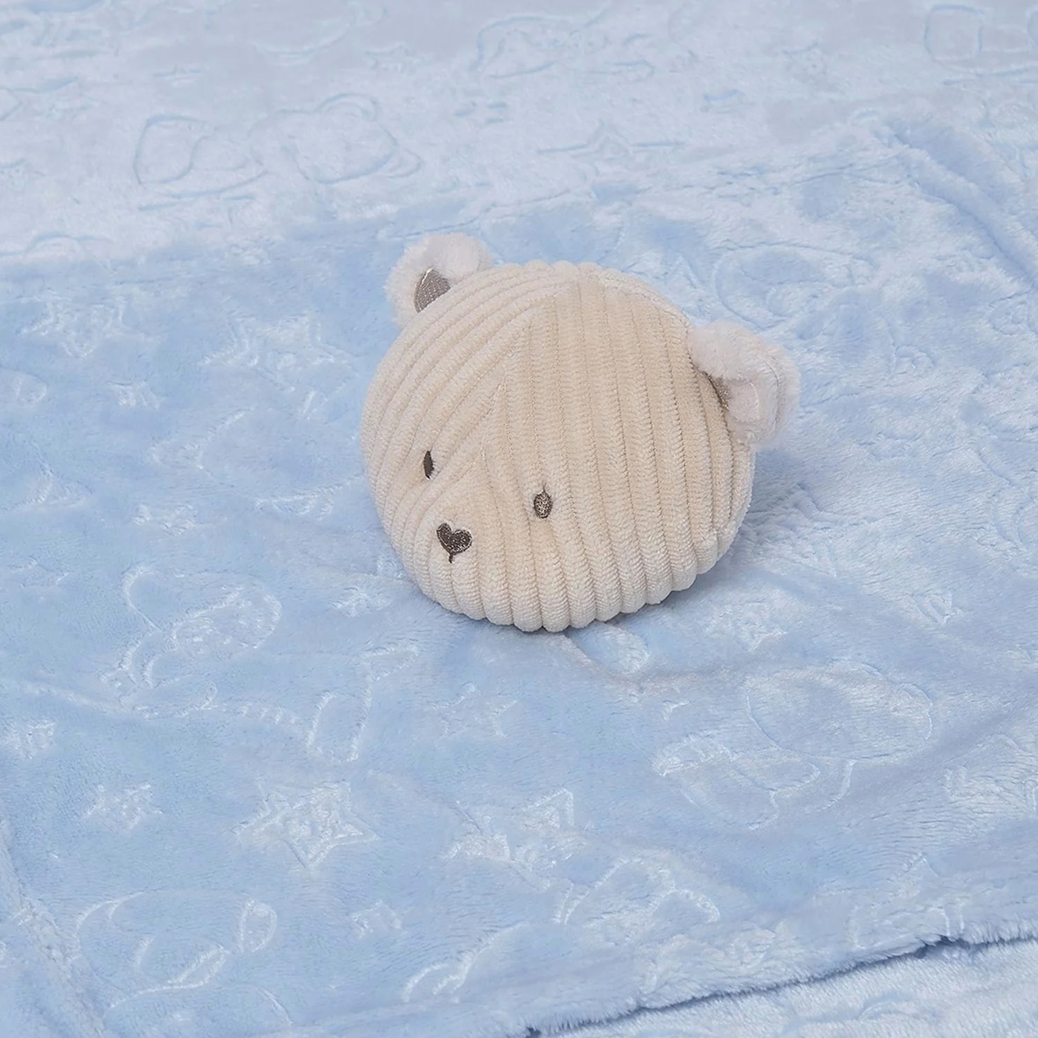 Exquisite embossed flannel texture and corduroy bear head for volume OEM manufacturing