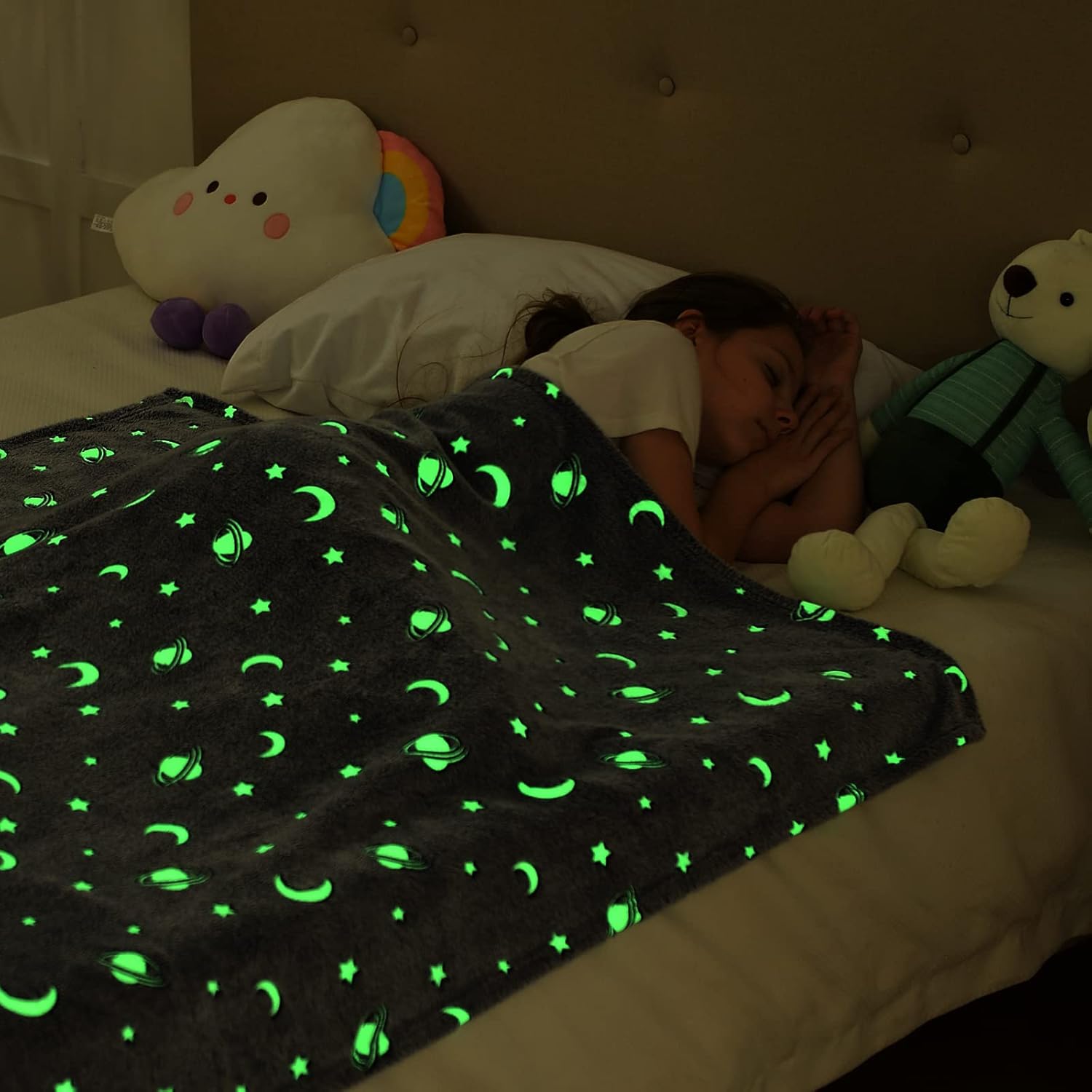 Soft luminous fleece bedding for volume ODM projects and specialized manufacturing