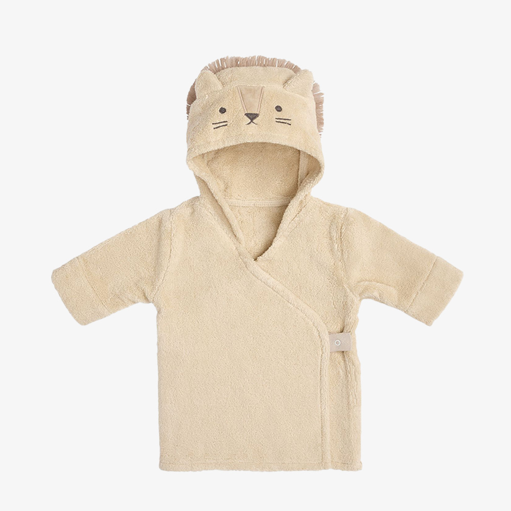 Lion Character Hooded Bathrobe