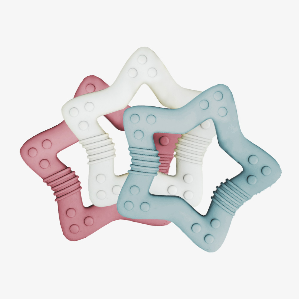 Silicone Star Teething Toy for Baby - Custom Bulk Production