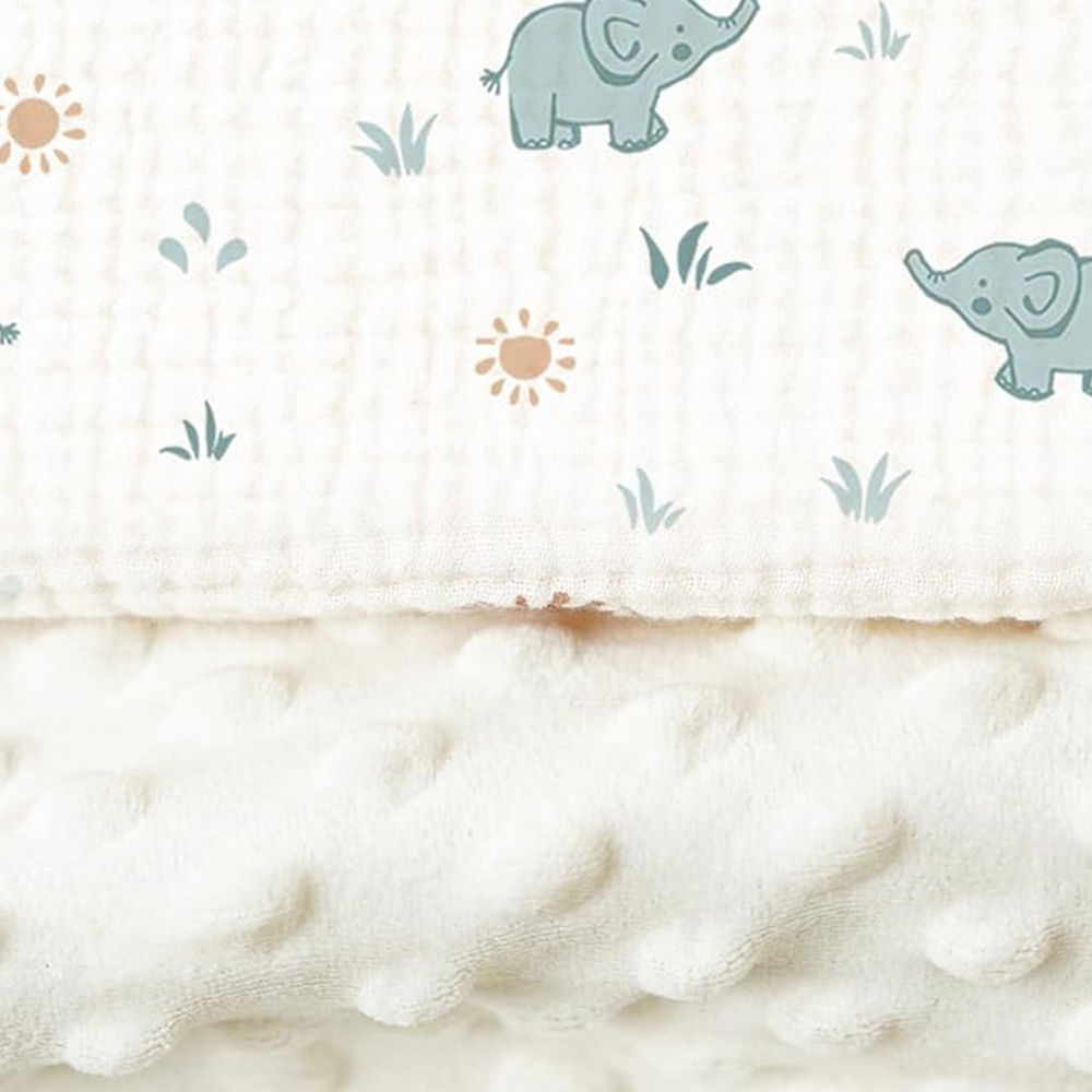 Super soft and breathable reversible minky dot blanket for bulk ODM orders