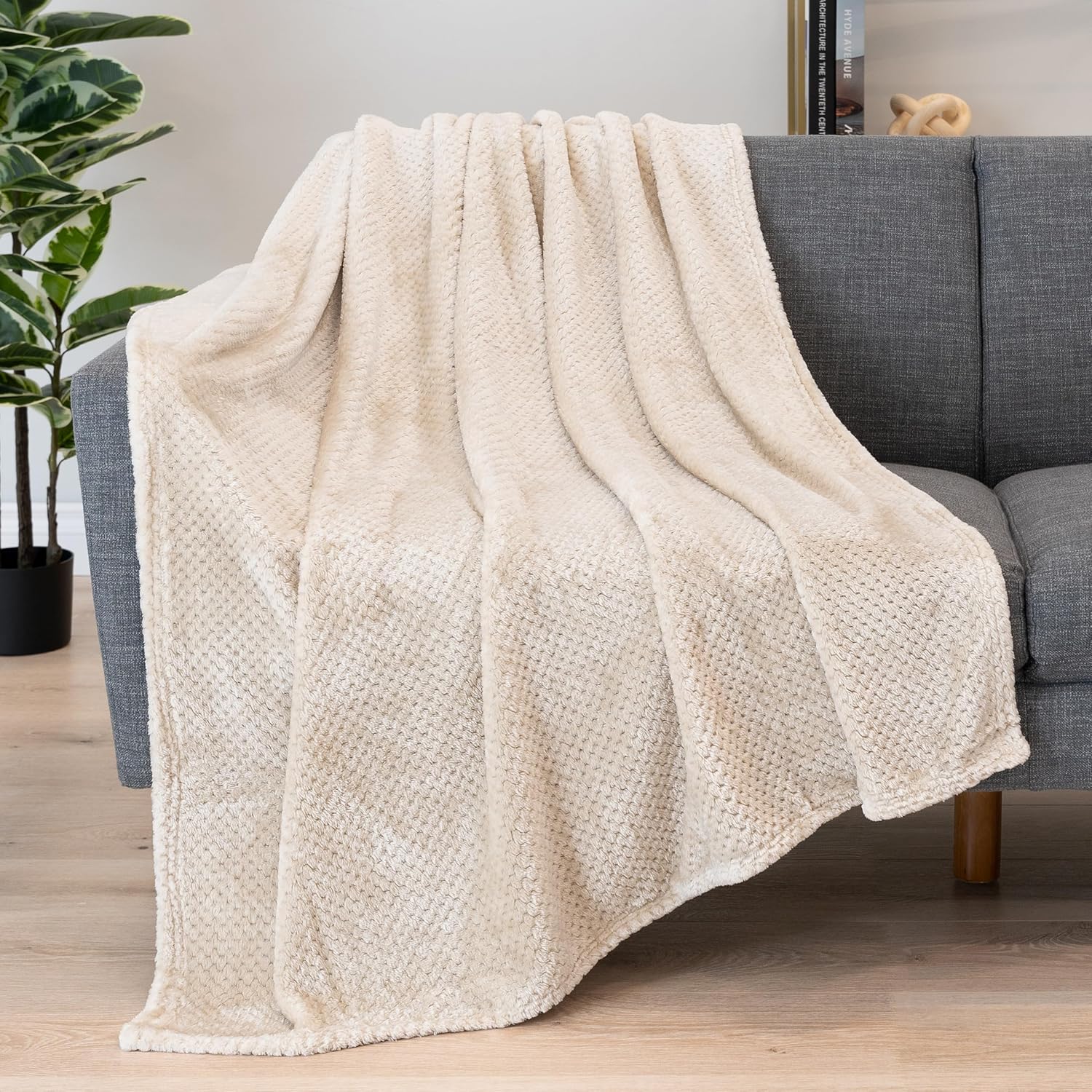 Ultra soft waffle velvet flannel blanket for large-scale OEM production by baby textile manufacturer