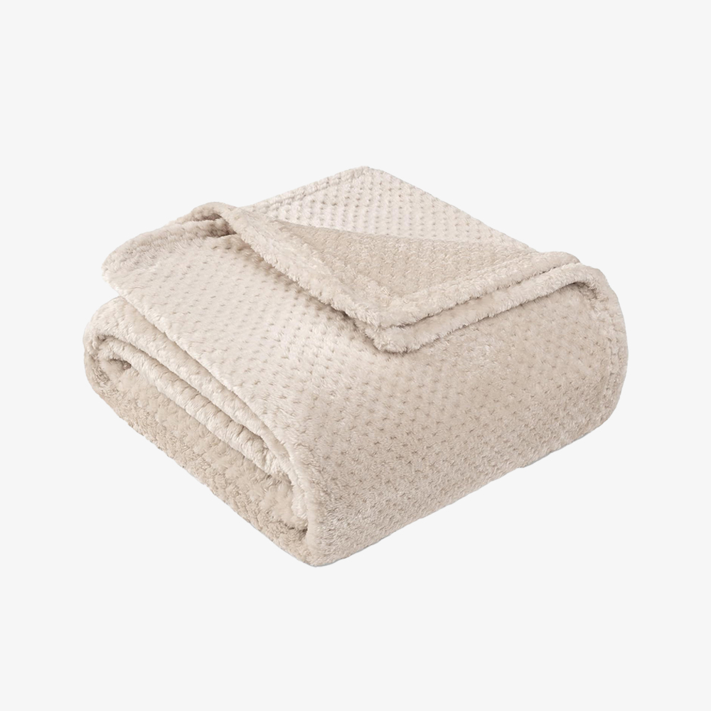 Ultra Soft Waffle Velvet Flannel Blanket