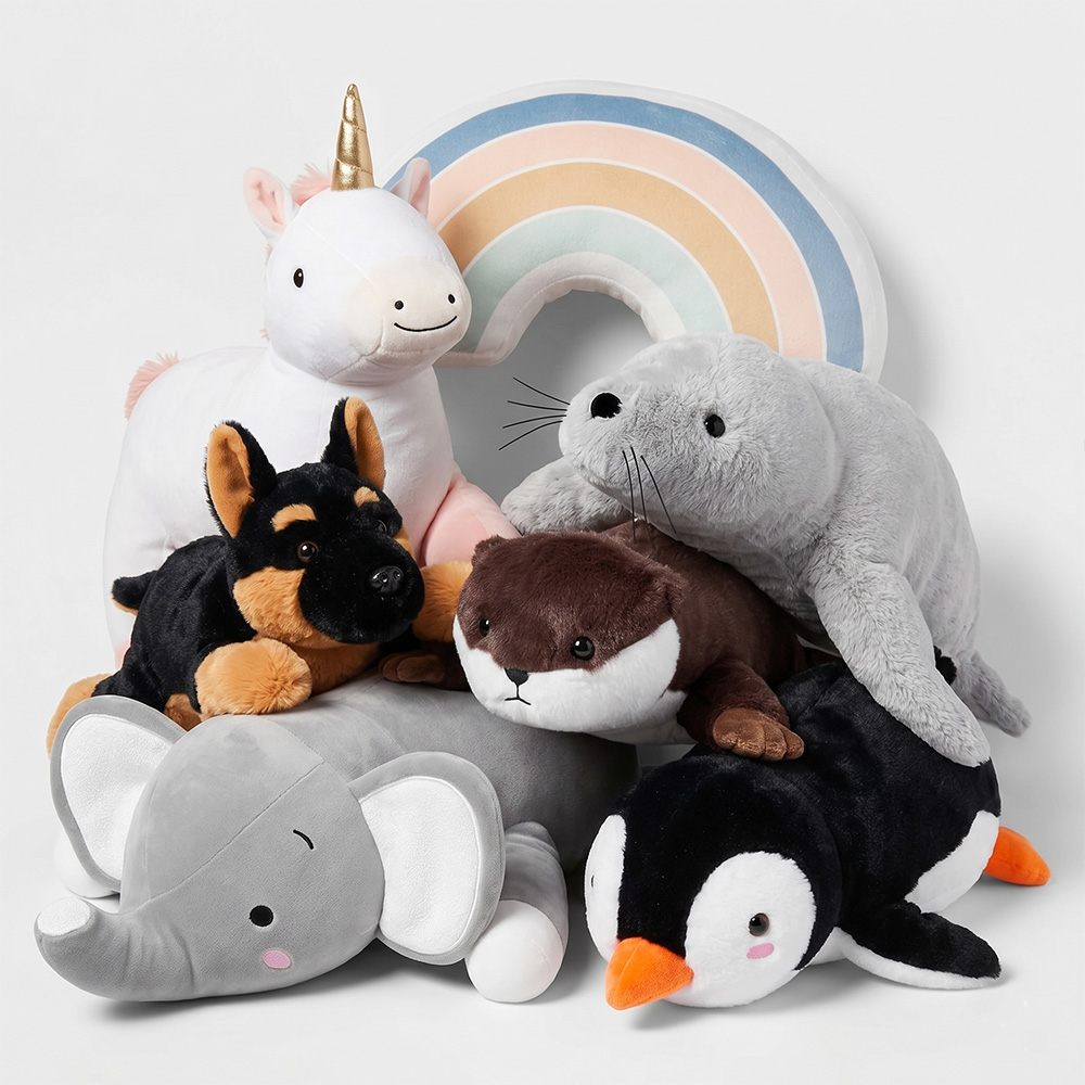 Bulk collection of custom weighted stuffed animals plush toys