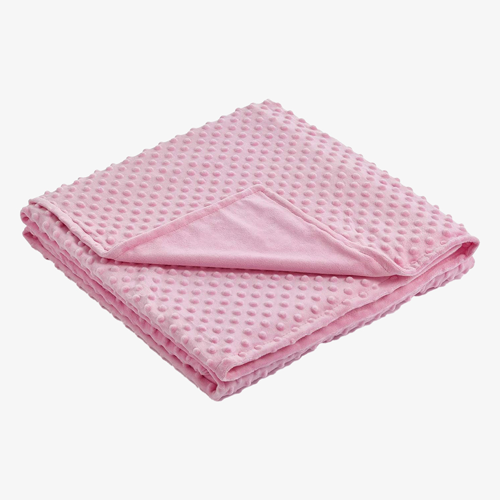 Minky Dot Reversible Baby Blanket