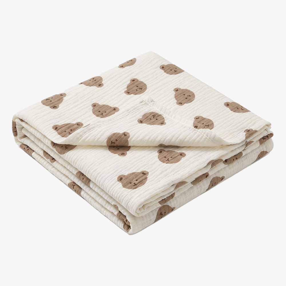 Printed Double Gauze Cotton Muslin Swaddle Blanket