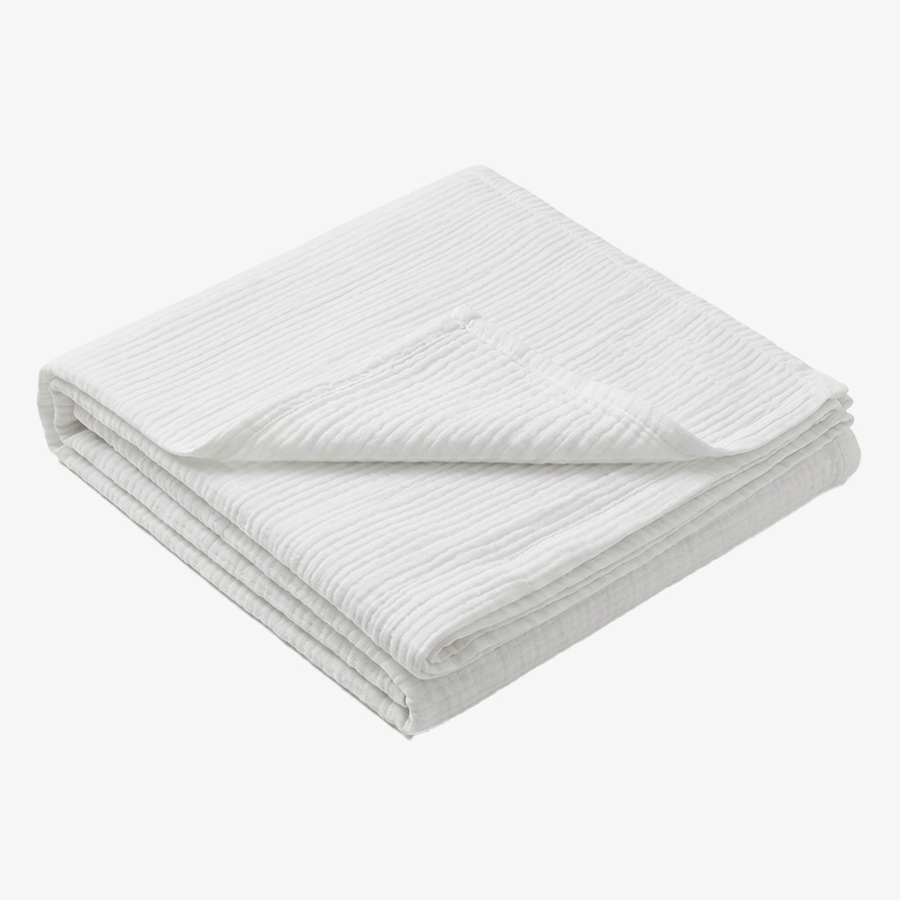 Solid Double Gauze Cotton Muslin Blanket
