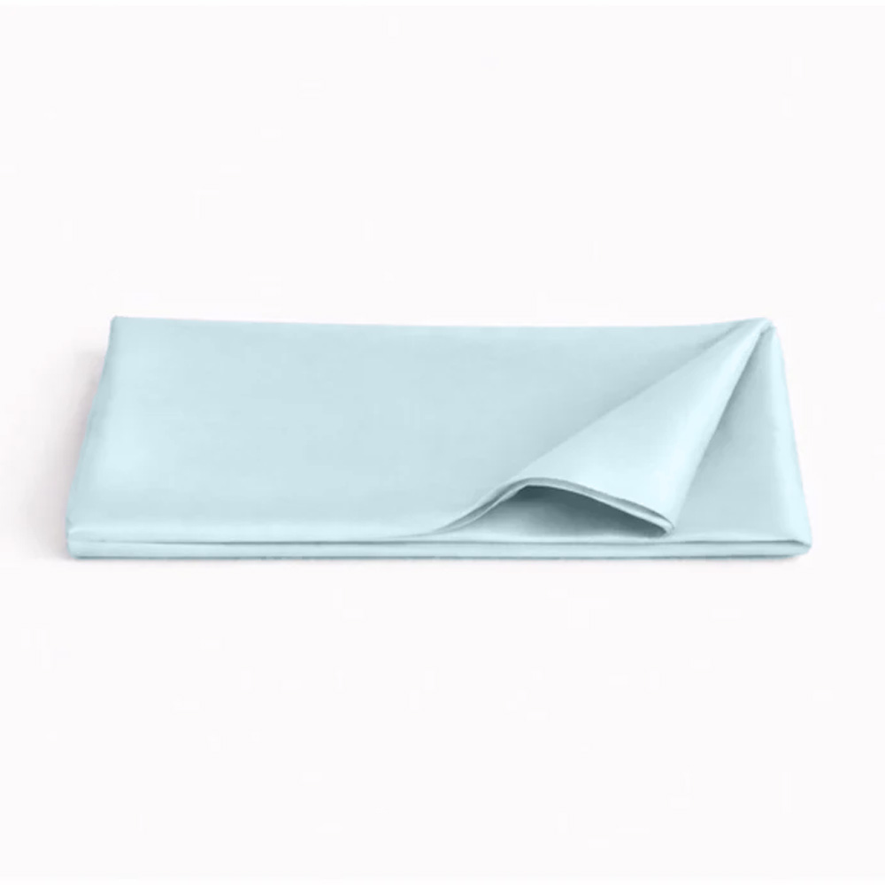 Plain Light Blue Baby Silk Pillowcase - Compliant Private Label Manufacturer