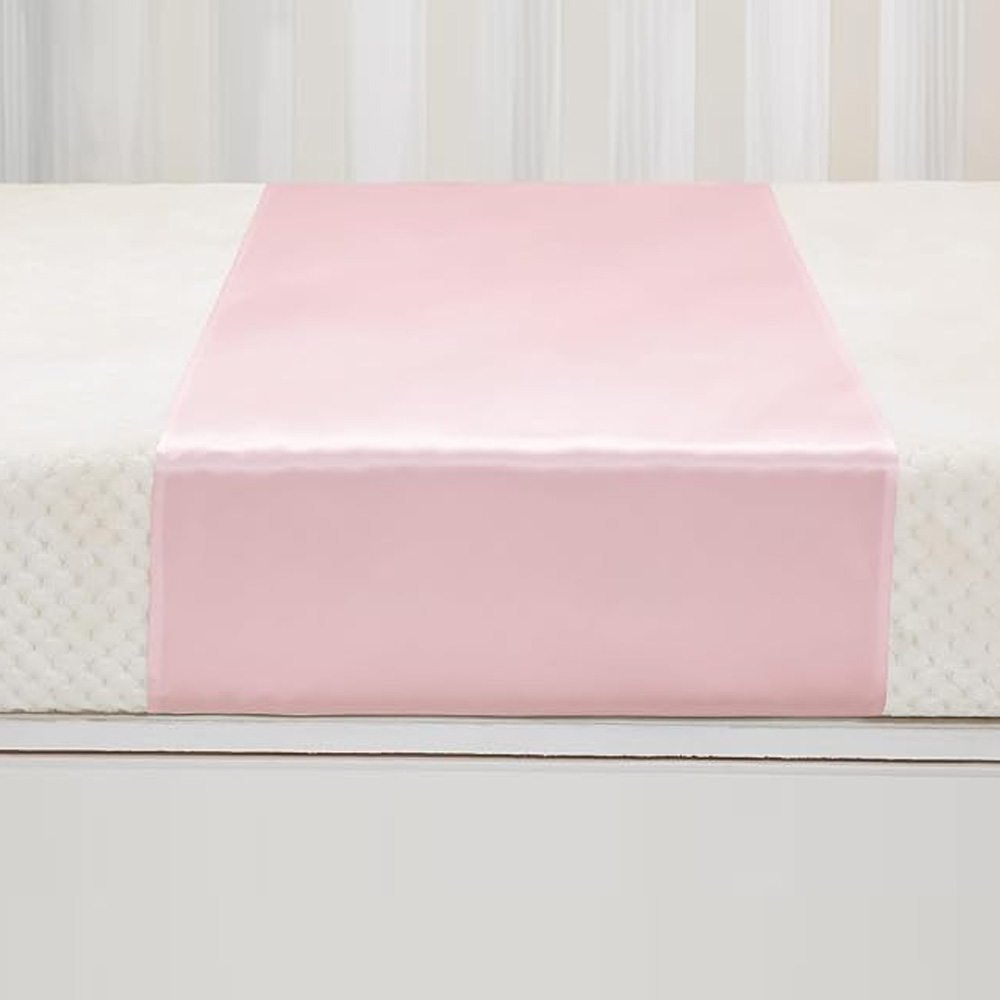 Pink Silk Bassinet Mattress Sleeve - BSCI Audited Factory Direct Wholesale