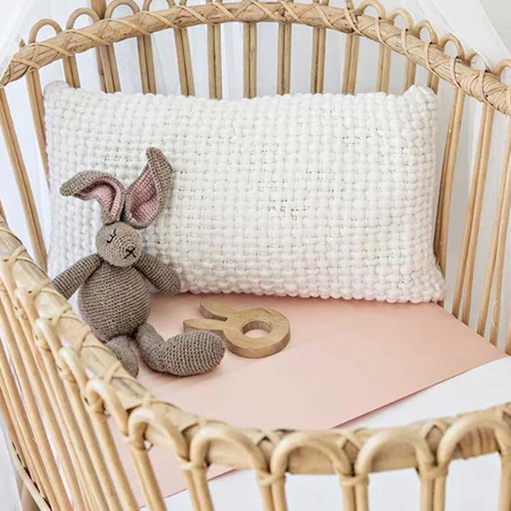 Luxury Silk Bassinet Sheet with Nursery Decor - Custom Baby Bedding Supplier